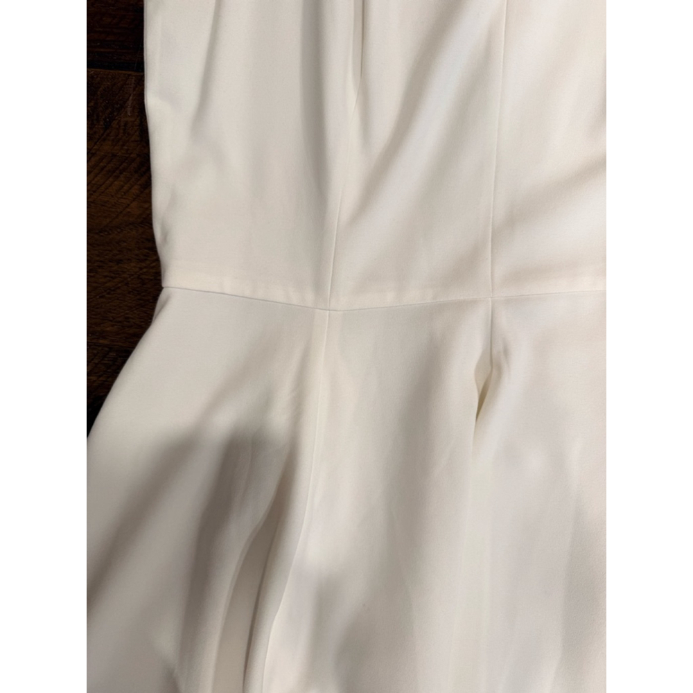 Women's HALSTON HERITAGE White Mini Dress, Size 12 - Picture 2 of 6